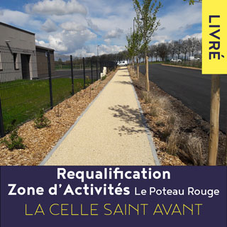Requalification ZA Poteau Rouge Celle St Avant